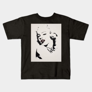 Red lips of Marylin Kids T-Shirt